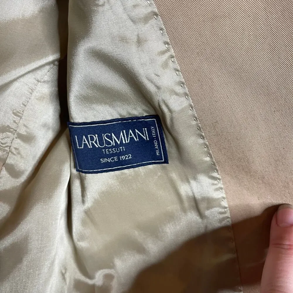 J.Crew Crewcuts Boys' Ludlow suit jacket in Italian chino in Beige Tan sz 8